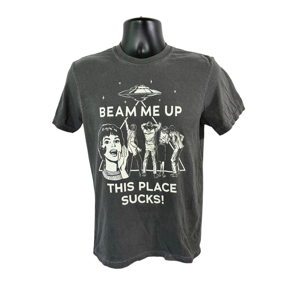 Stranger Things Beam Me Up T Shirt Comfort Colors Small